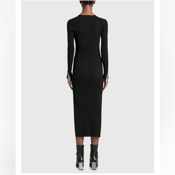 Jonathan Simkhai Esperanza compact cutout shawl dress ribbed stretch fit size XS - Picture 11 of 13